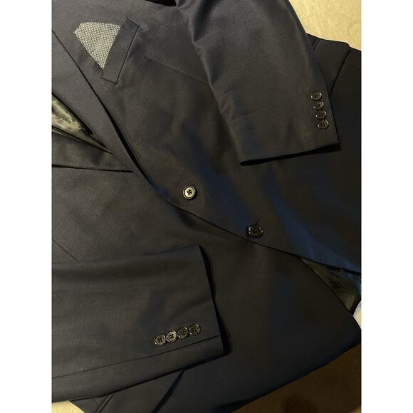 Ralph Lauren LRL Black Label Mens 50R Navy Blue Casual Blazer Sport Jacket - Picture 8 of 16